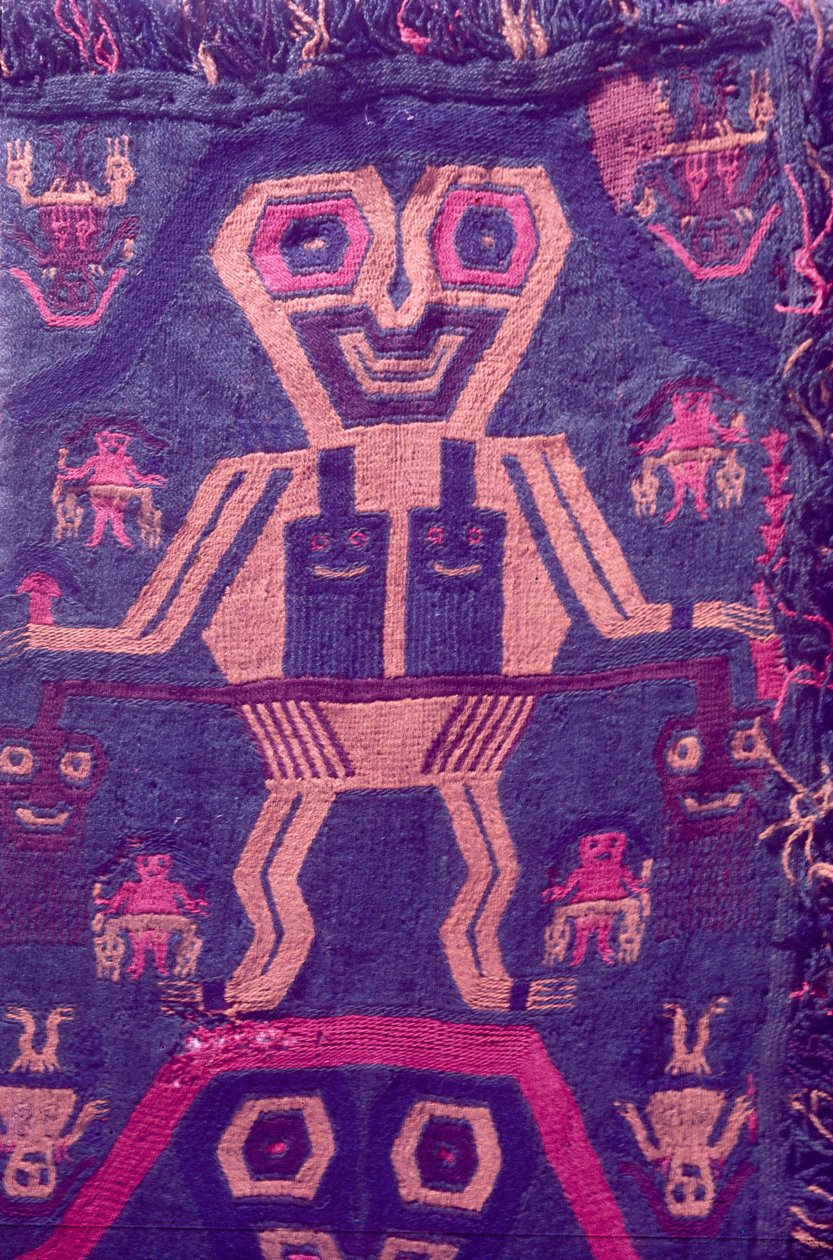 Textilien, Paracas-Kultur, Peru von Luis Rosendo.