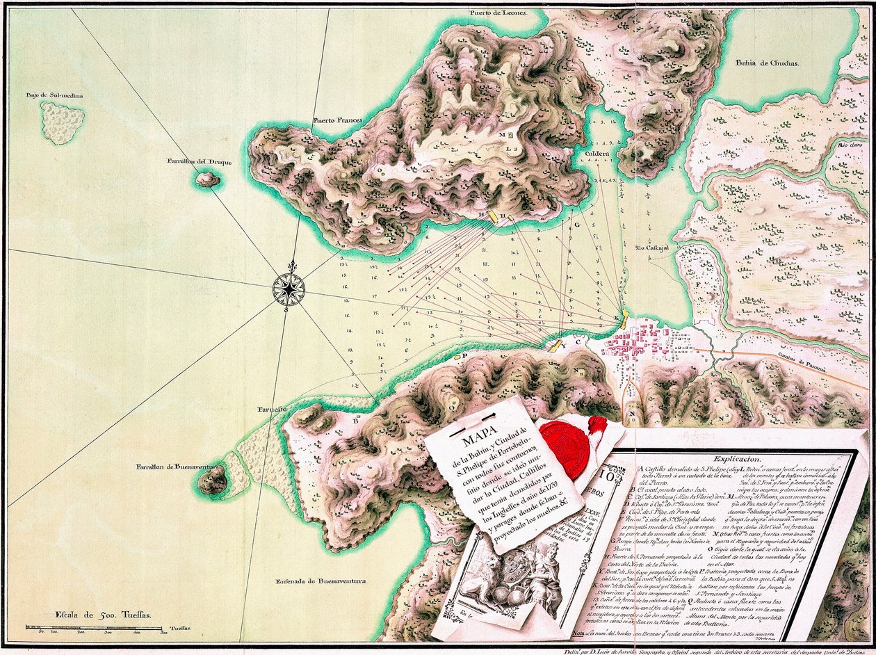 S. Phelipe de Porto Bello von Luis de Surville
