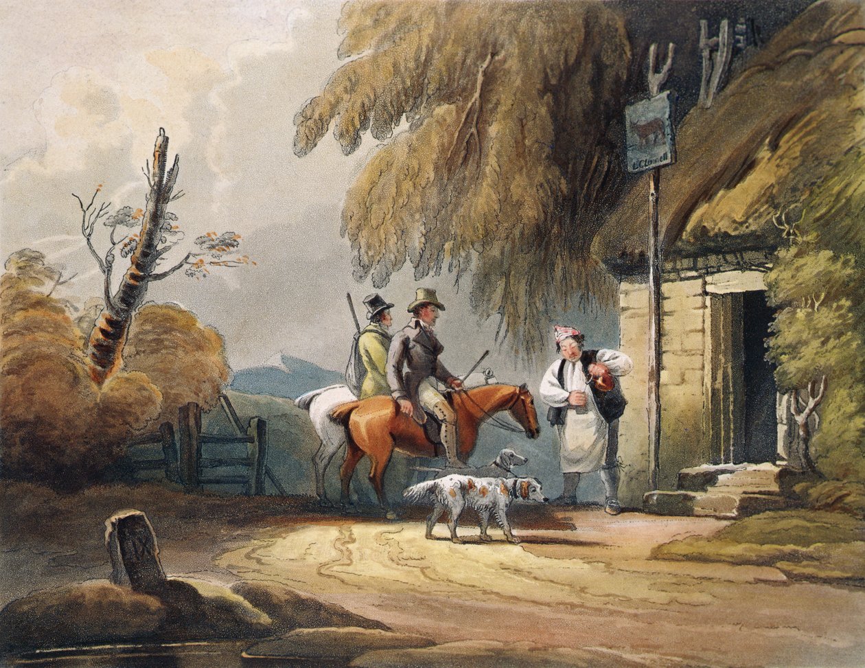 Sportler erfrischen sich, veröffentlicht von J. Hassell, 1812 von Luke after Clennell