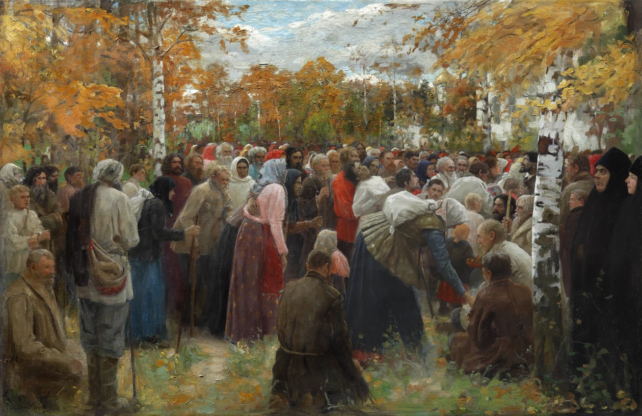 Zu heiligen Orten, 1911 von Lukian Vasilyevich Popov