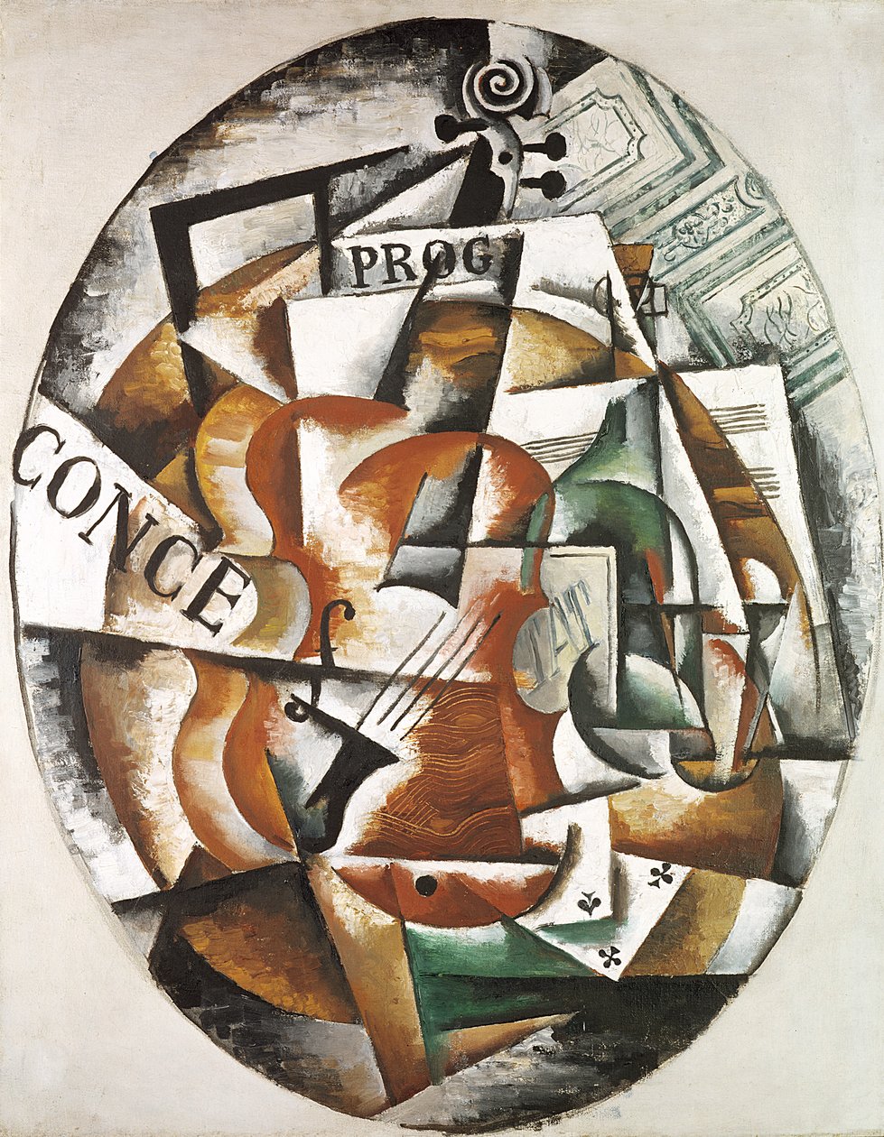 Violine, 1915 von Lyubov Sergeevna Popova