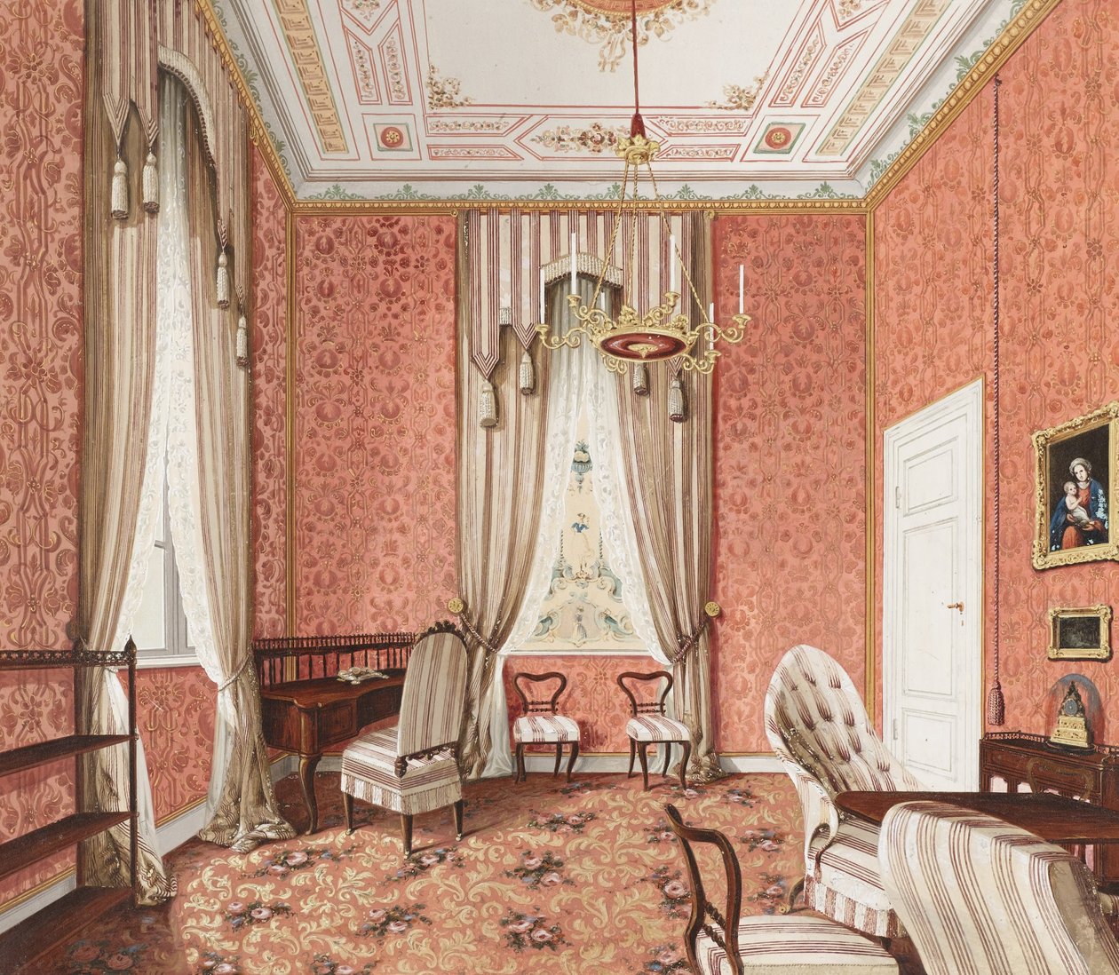 Ein Zimmer in der Residenz des Gouverneurs, Hermannstadt von M. Sekim