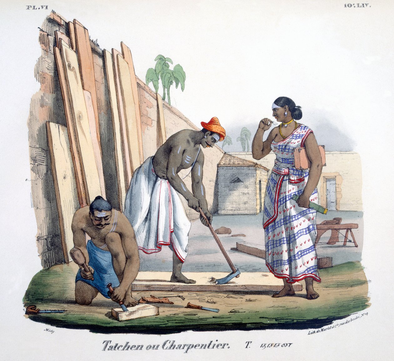 Zimmermann, 1827-35 von M.E. Burnouf