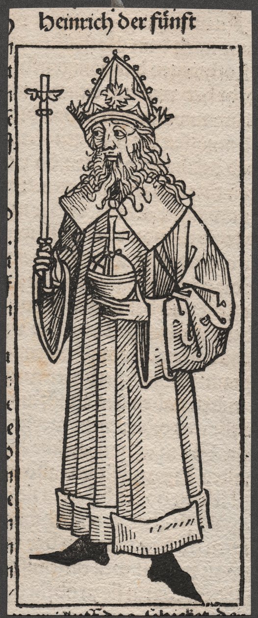 Heinrich der Fünfte von M. & Pleydenwurff W. (d.1494) Wolgemuth