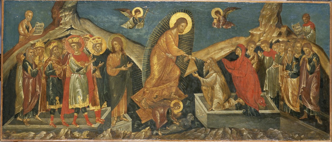Der Abstieg Christi in die Hölle von Macedonian School