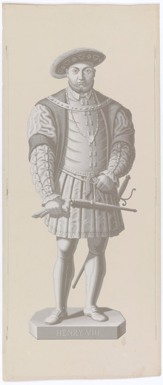 Ornament-figural, Heinrich VIII von Made by Jules Desfossé