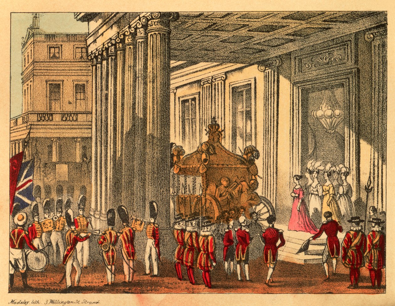 Ihre Majestät verlässt den Buckingham Palace von Madeley