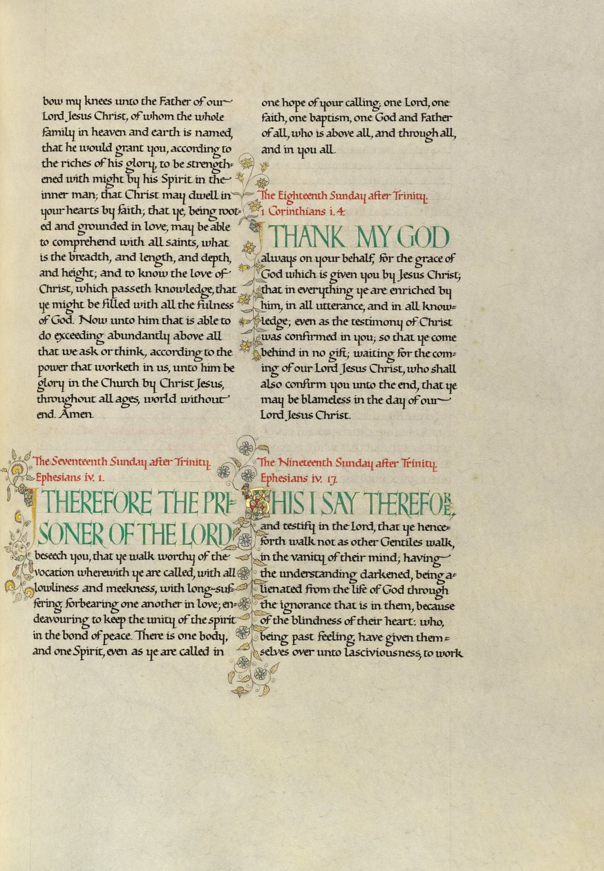 Dekorierte Textseite von Madelyn Walker