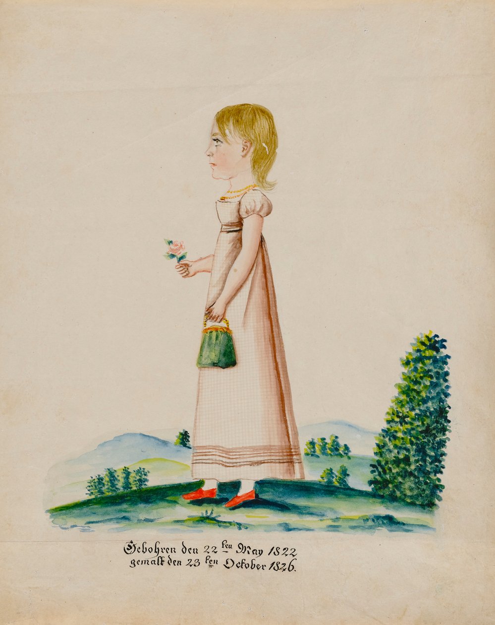 Porträt von Sarah Musser von Maentel, Jacob