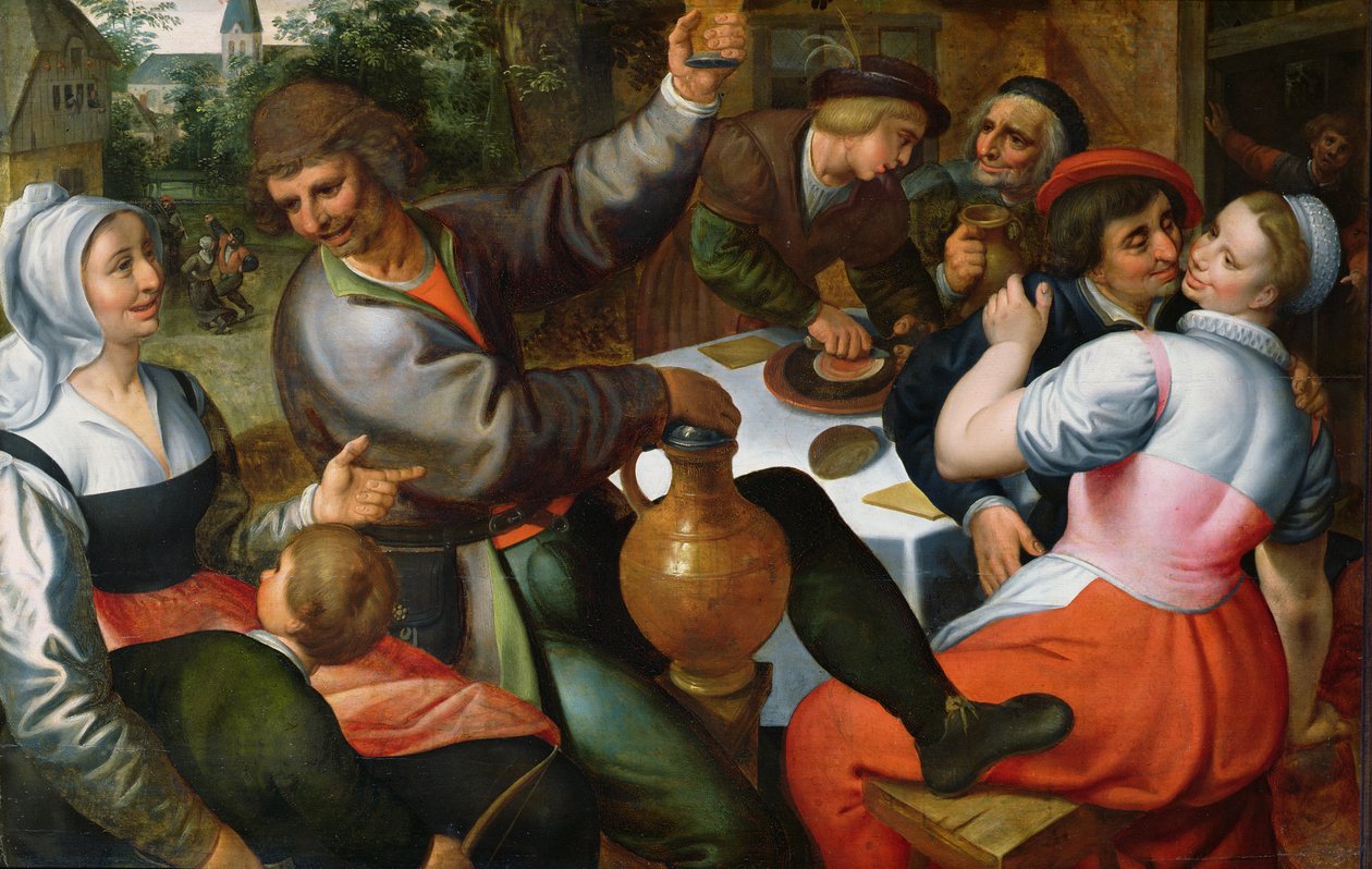 Bauernfest, 1566 von Maerten van Cleve