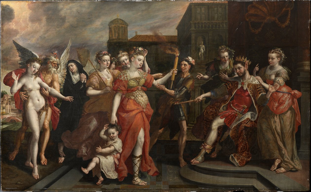 Die Verleumdung des Apelles von Maerten Vos de