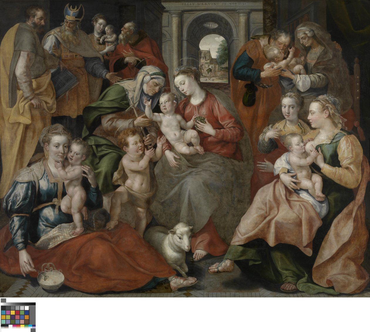 Die Familie der heiligen Anna von Maerten de Vos