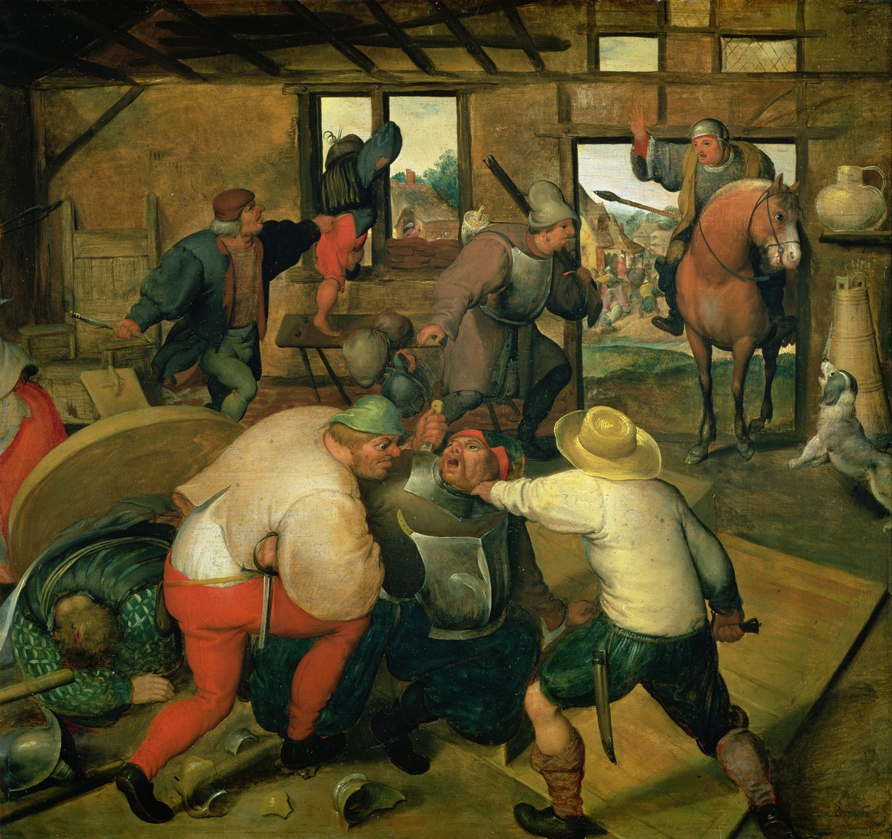 Ein Kampf, ca. 1565-70 von Maerten van Cleve