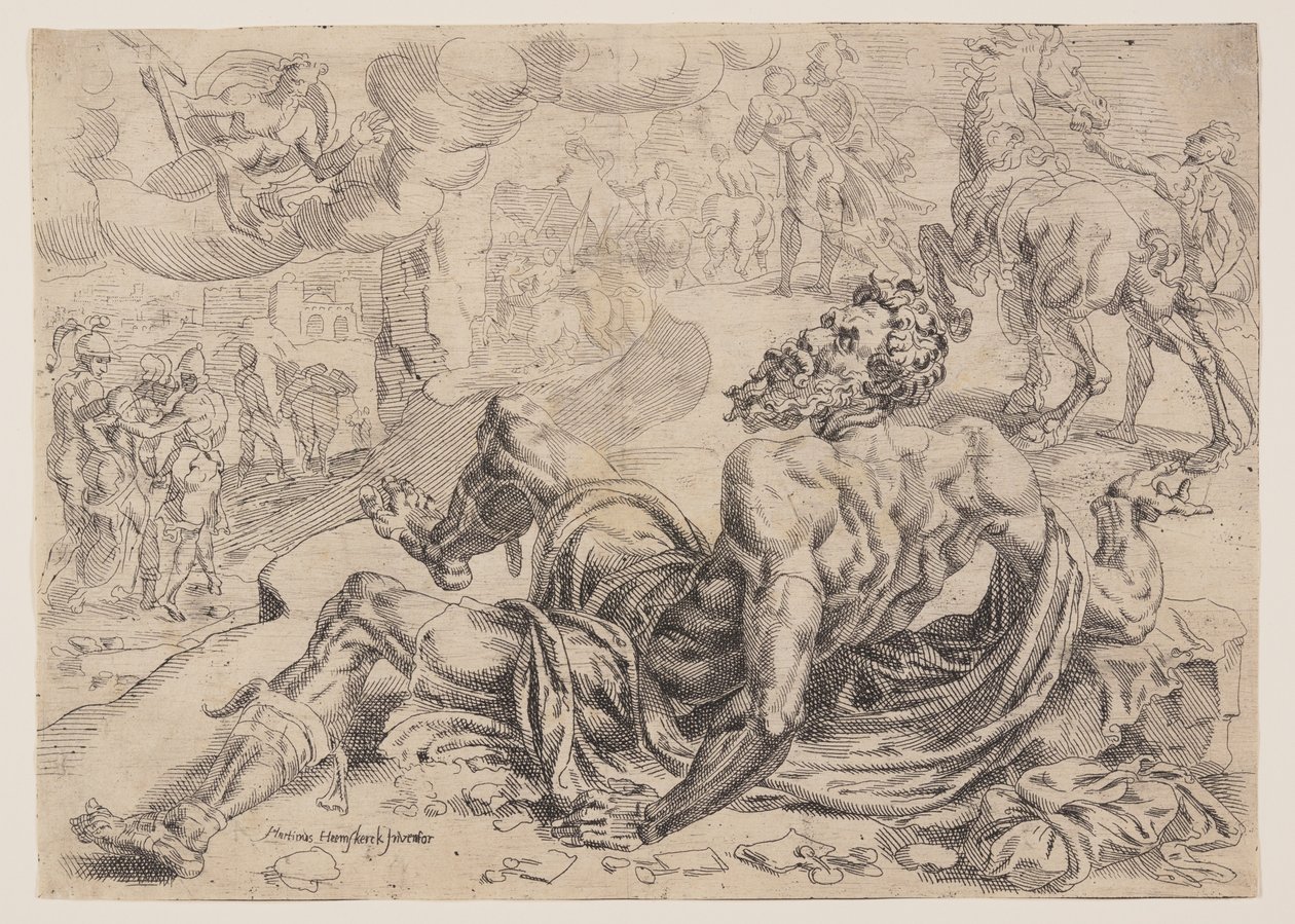 Die Bekehrung des Saulus von Maerten van Heemskerck