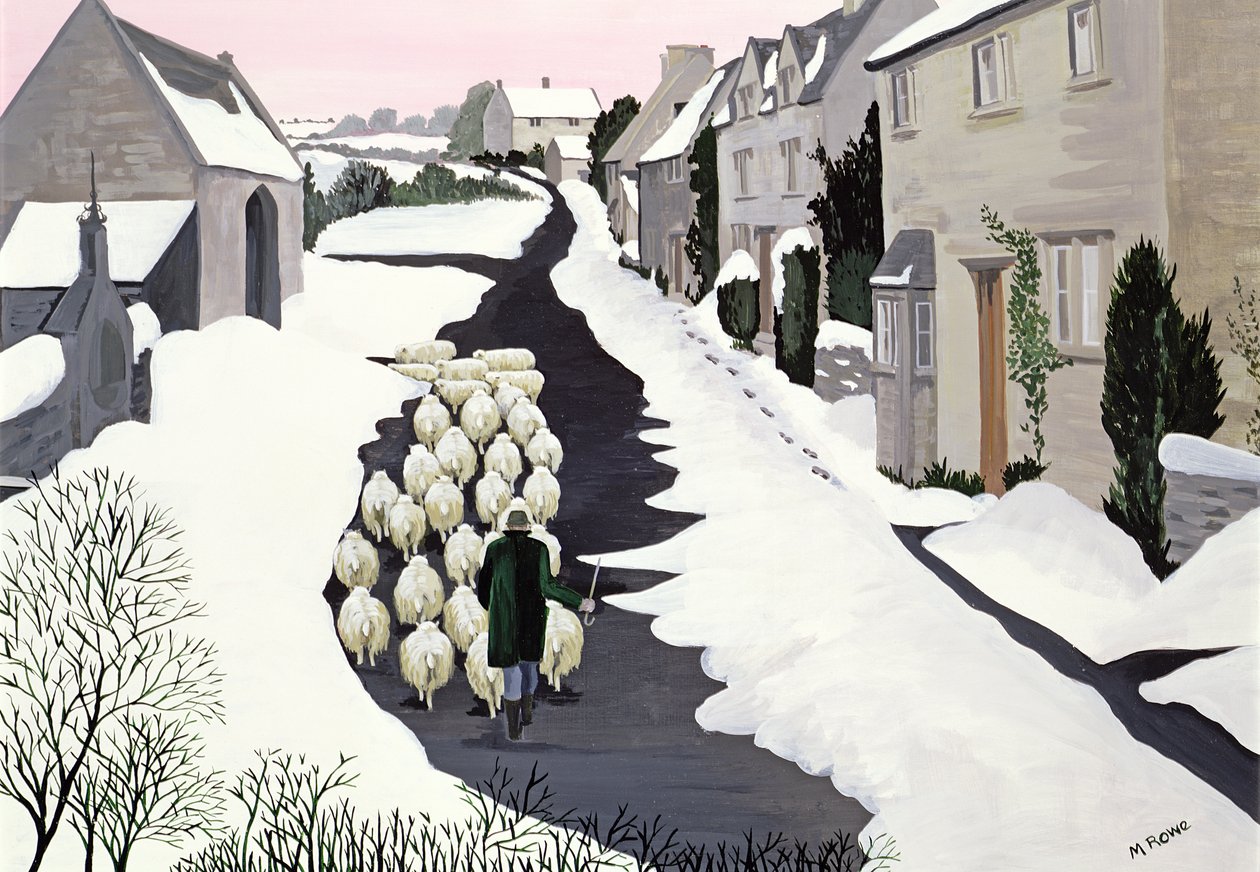 Whittington im Winter von Maggie Rowe