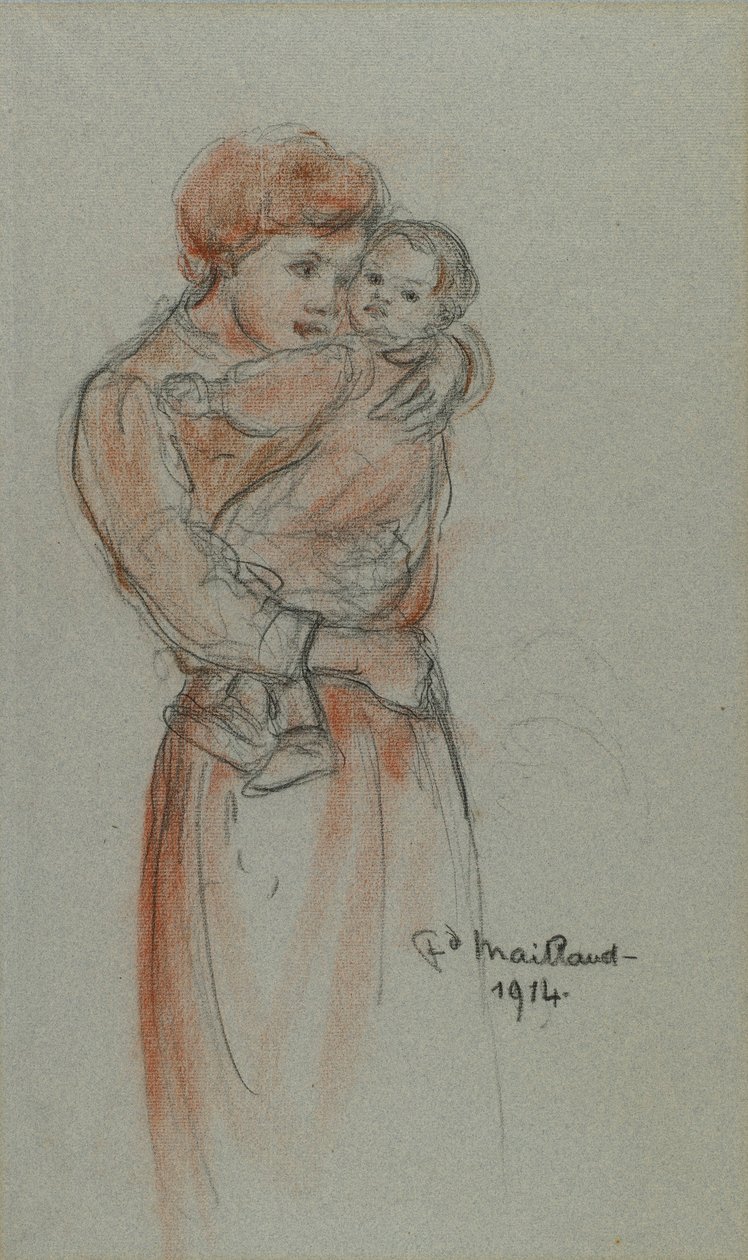 Mutter und Kind von Maillaud, Fernand