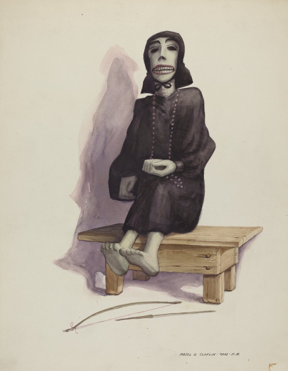 Figur des Todes Muerto von Majel G. Claflin