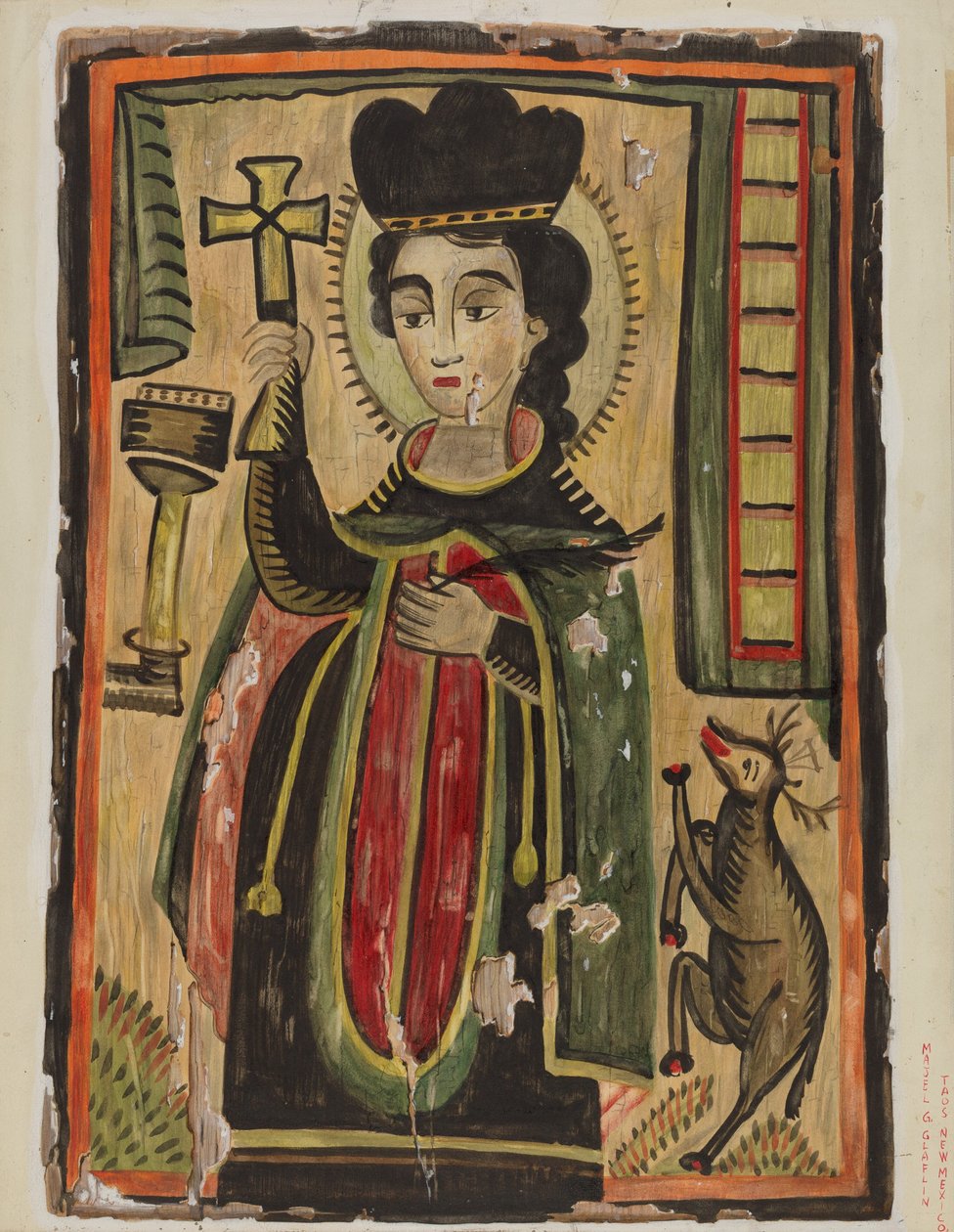 Retablo - St. Procopio, 1935-1942 von Majel G. Claflin