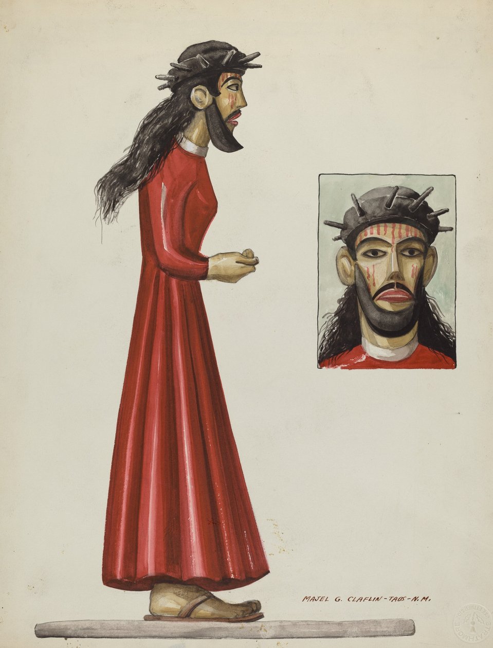 Santo Christo, ca. 1937 von Majel G. Claflin
