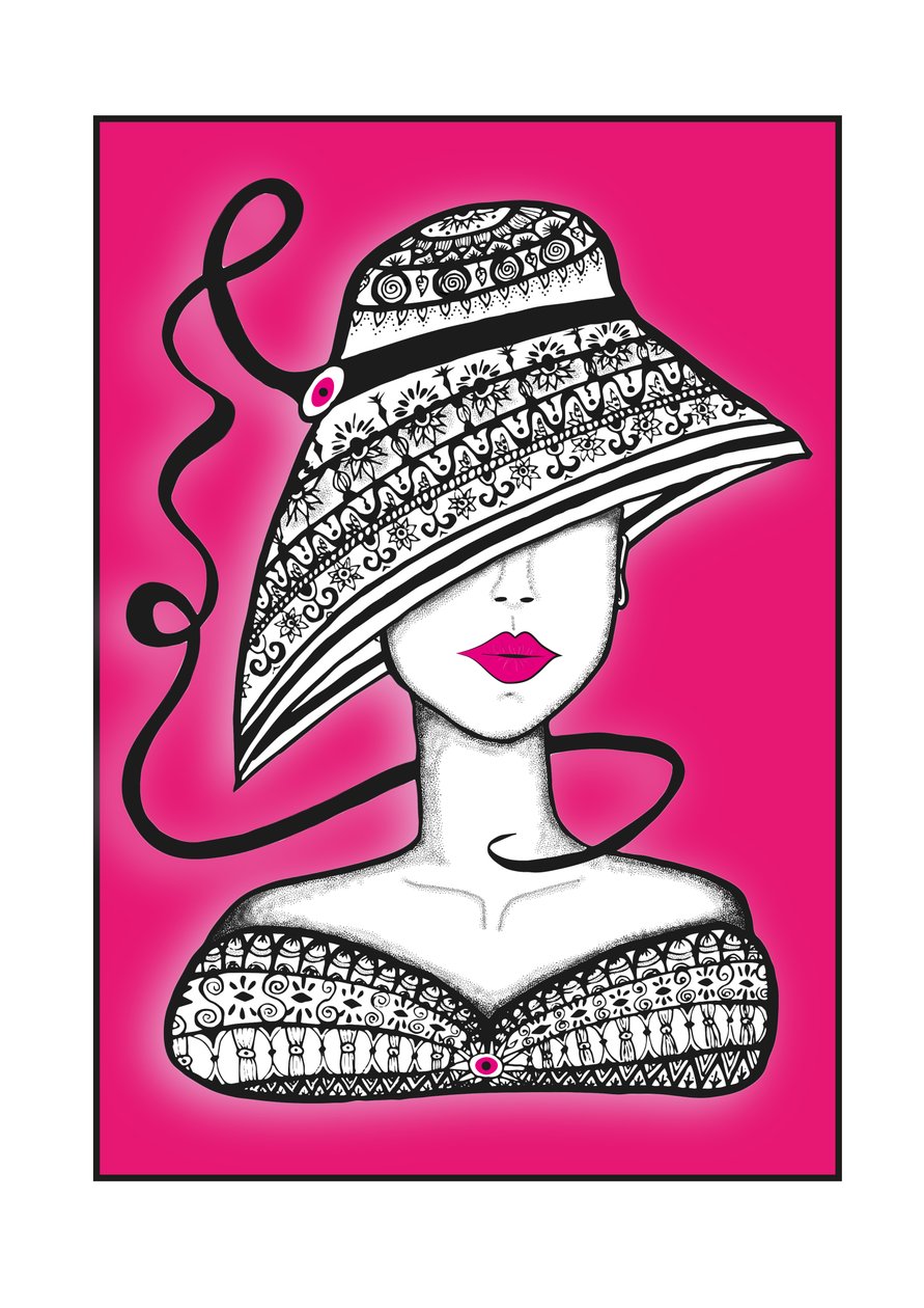 Dame in Rosa von MandalaSensual