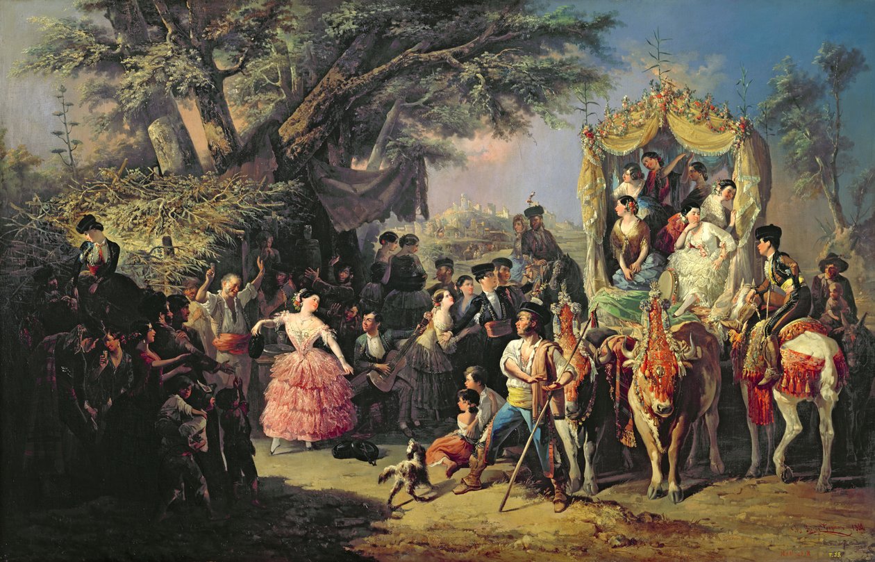 Die Messe von Santiponce von Manuel Roderiguez Guzman