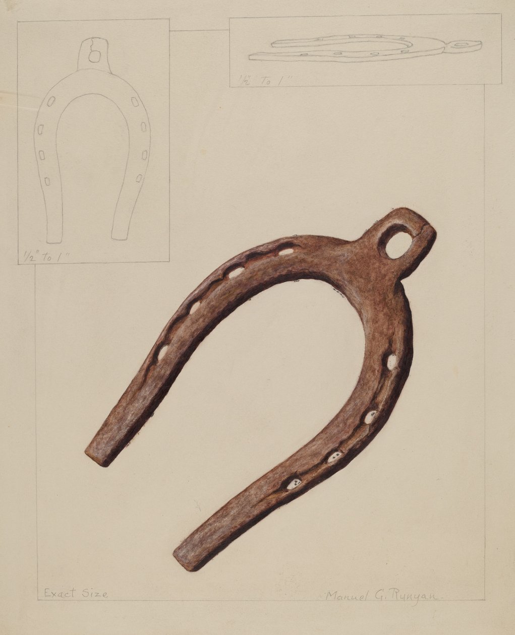 Mule Shoe, ca. 1937 von Manuel G. Runyan