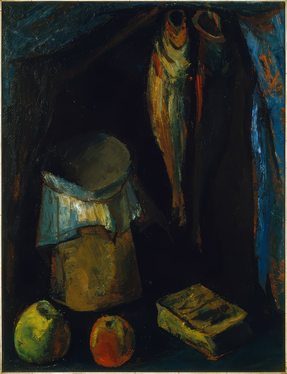 Aufgehängte Heringe von Marcel Poncet