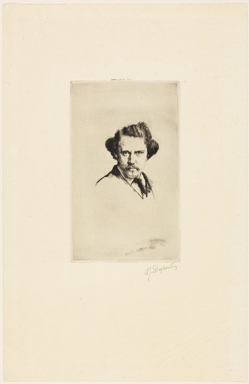 Porträt von Alfred Cadart von Marcellin Gilbert Desboutin