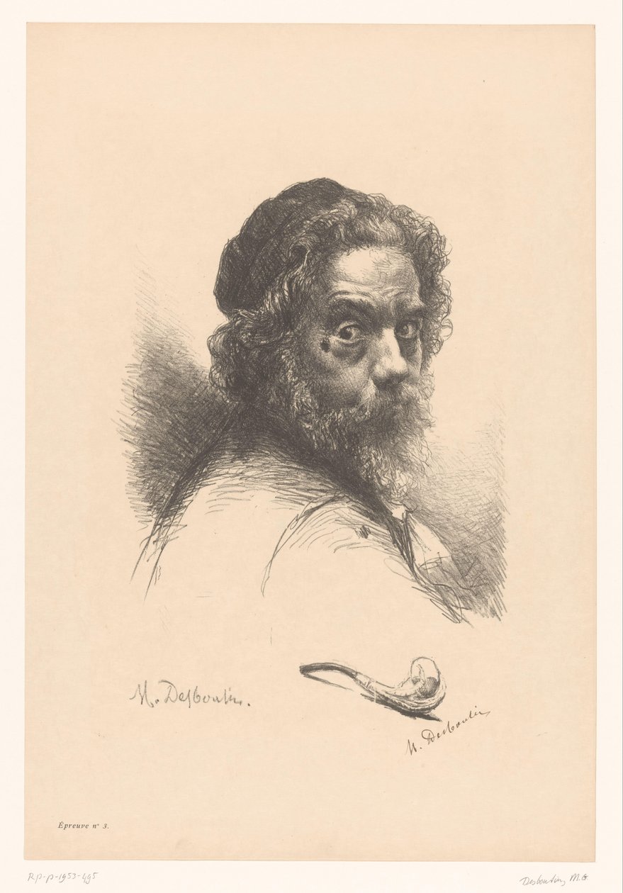 Selbstporträt von Marcellin Gilbert Desboutin