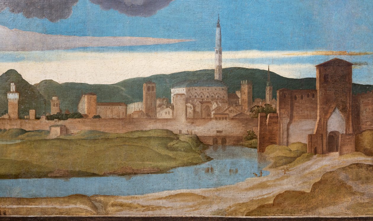 Detail der Stadt Vicenza von Marcello Fogolino