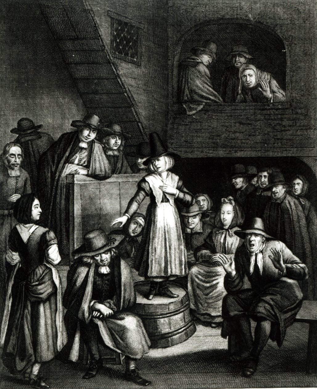Quäkertreffen, 1699 von Marcellus or Marcel Lauron