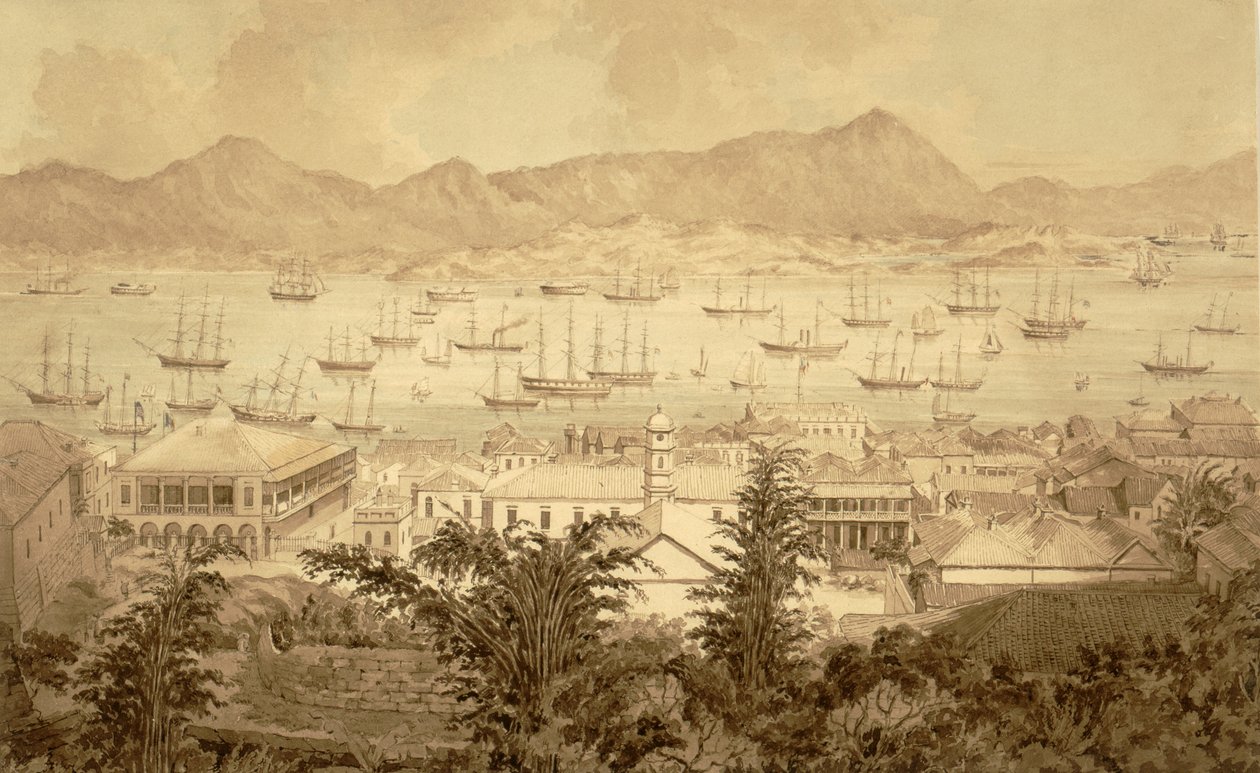 Hafen von Hongkong von Marciano Antonio Baptista
