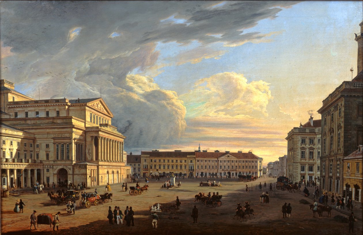 Theaterplatz in Warschau von Marcin Zaleski