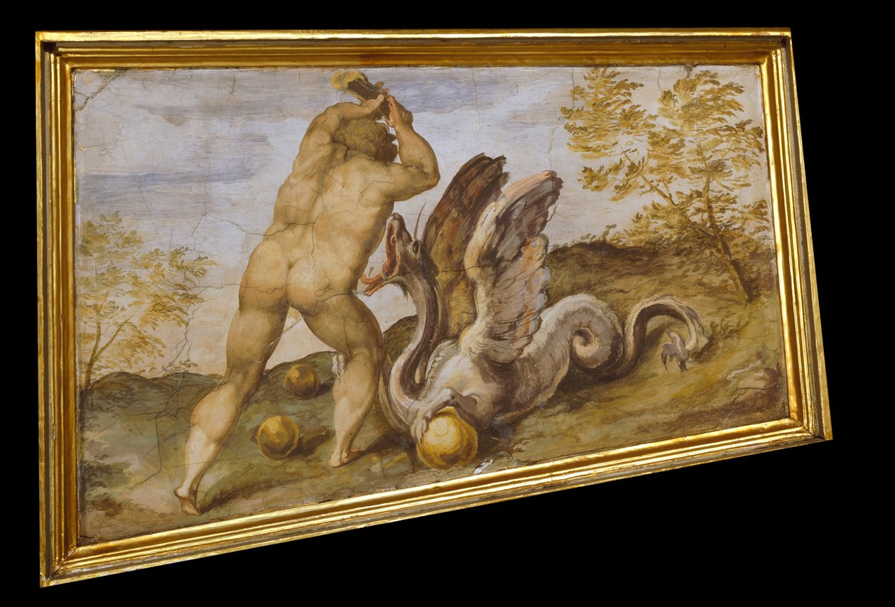 Herkules stiehlt die Äpfel der Hesperiden von Marco Marchetti from Faenza