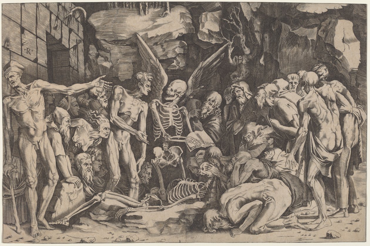 Die Skelette von Marco Dente, after Baccio Bandinelli