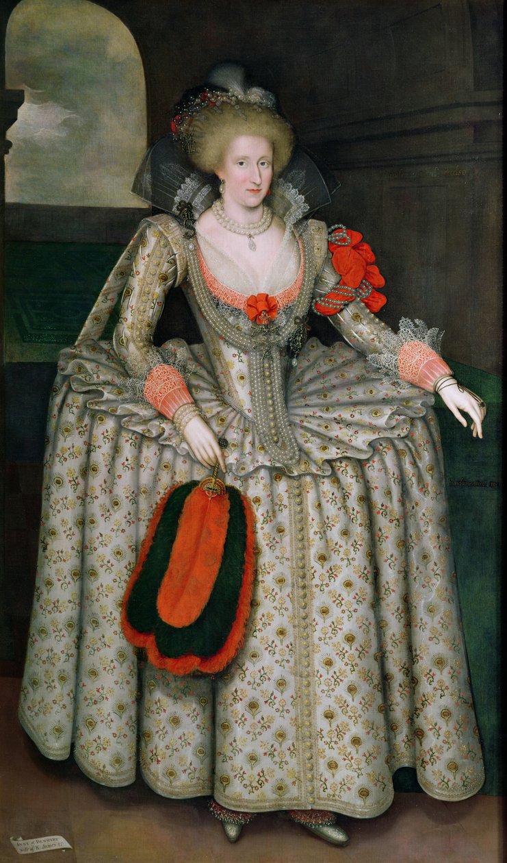 Anne von Dänemark, ca. 1605-10 von Marcus Gheeraerts