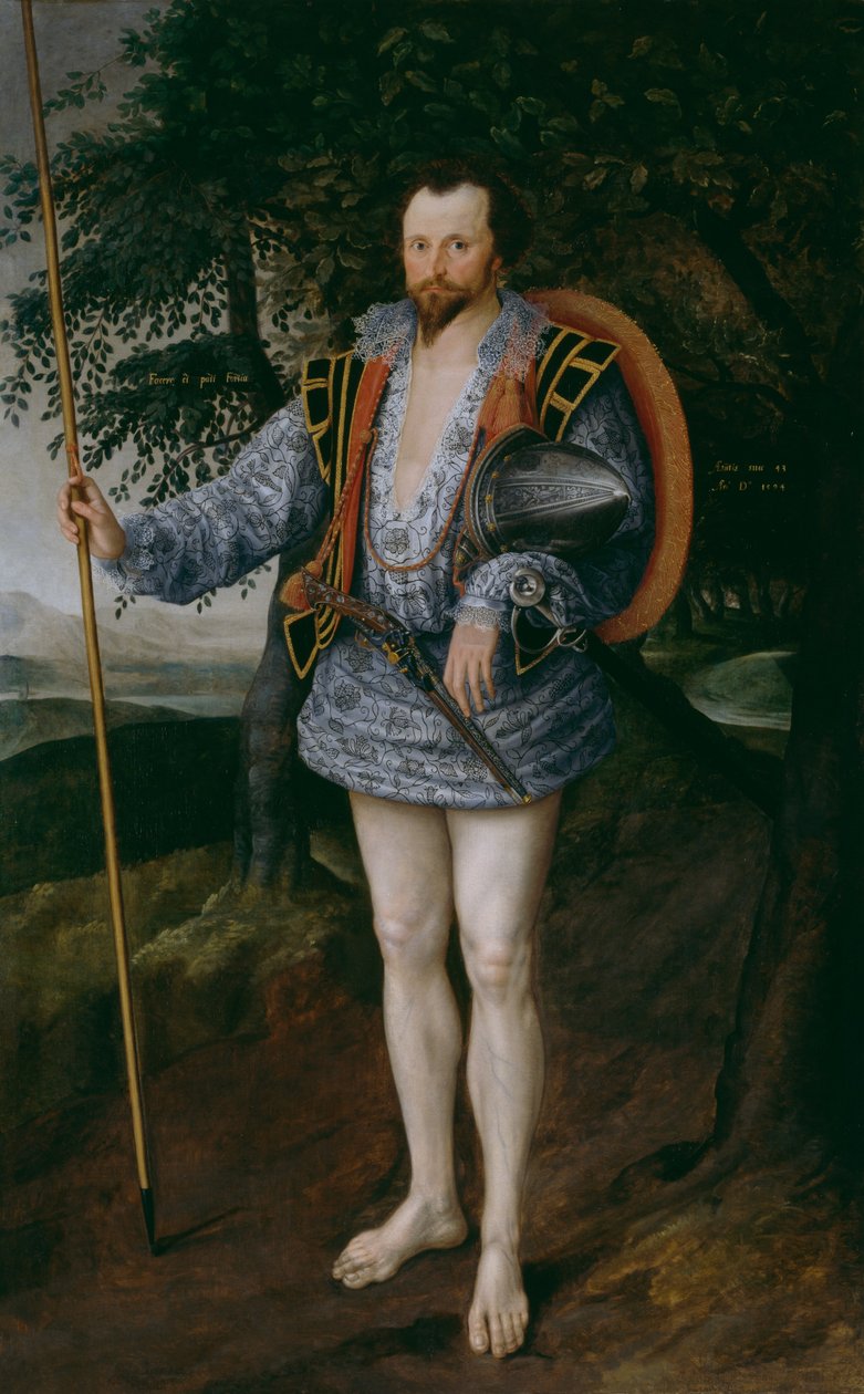 Porträt von Captain Thomas Lee von Marcus Garret Gheeraerts the Younger