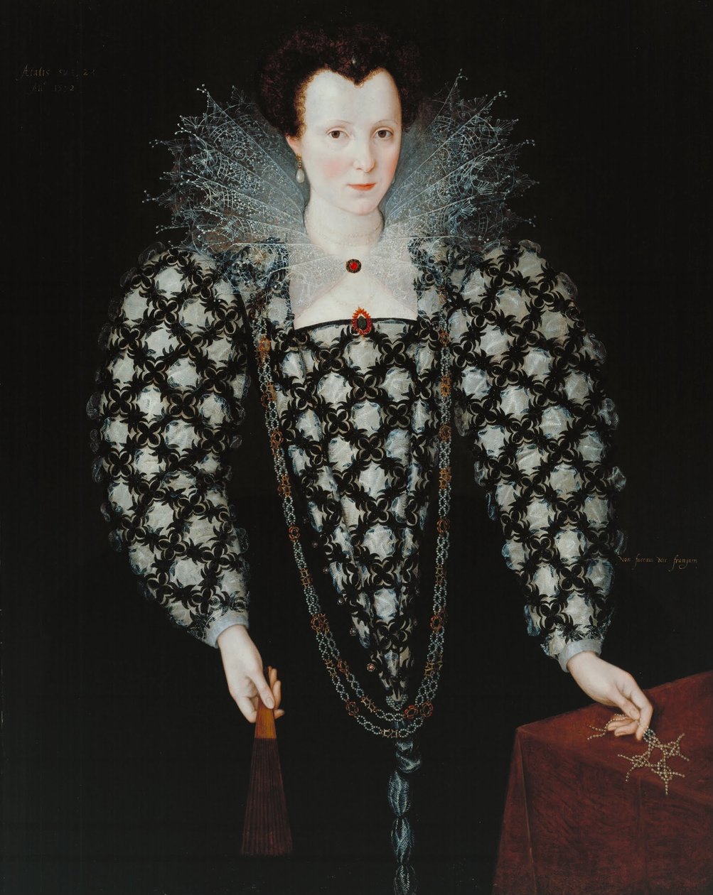 Porträt von Mary Rogers, Lady Harington von Marcus Garret Gheeraerts the Younger