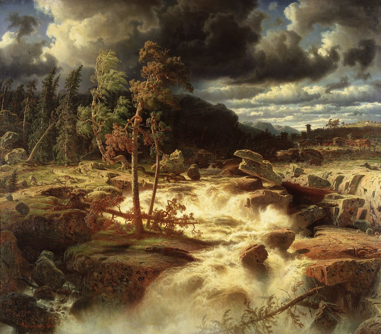 Wasserfall in Småland von Marcus Larson