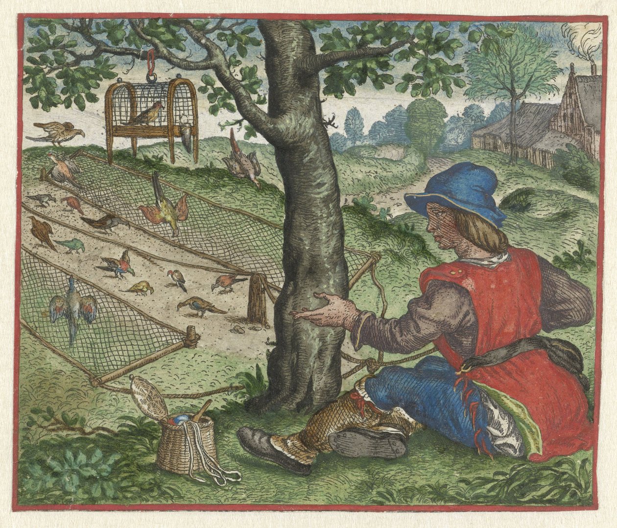 Fabel vom Vogelfänger von Marcus Gheeraerts (I)