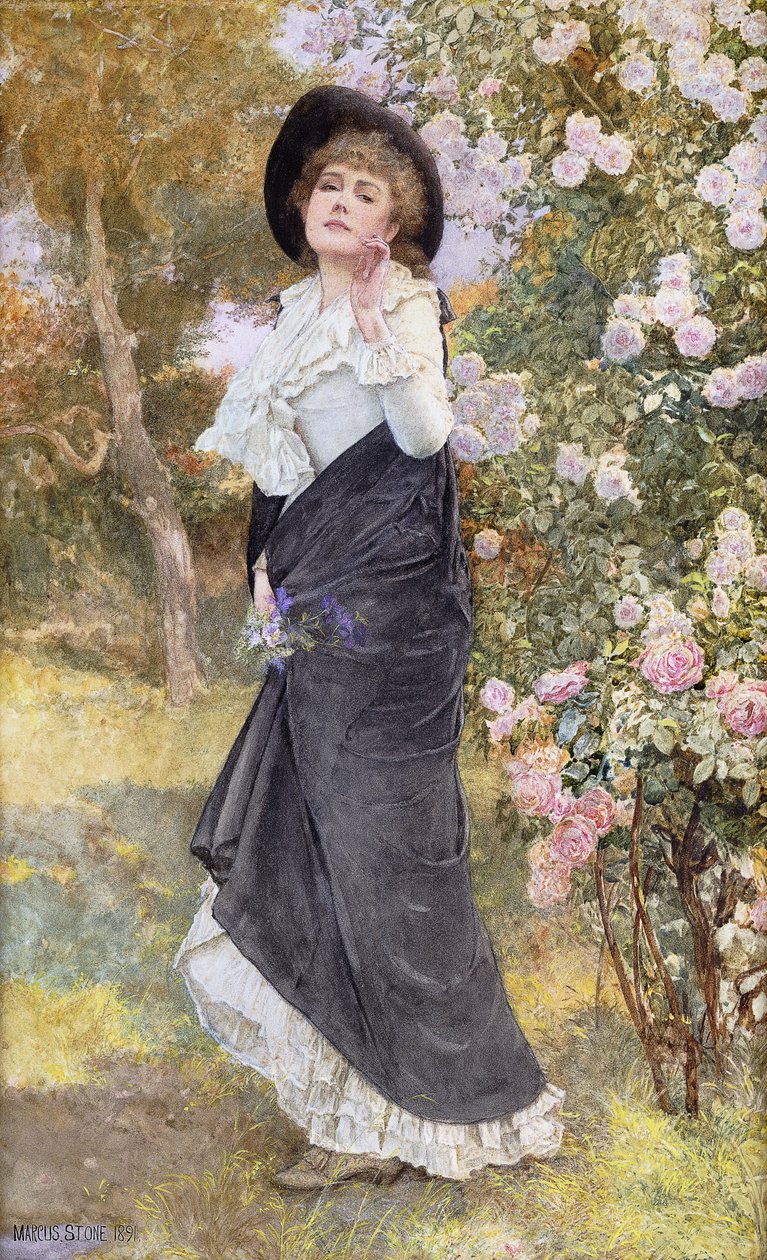 Rosenblütezeit, 1891 von Marcus Stone