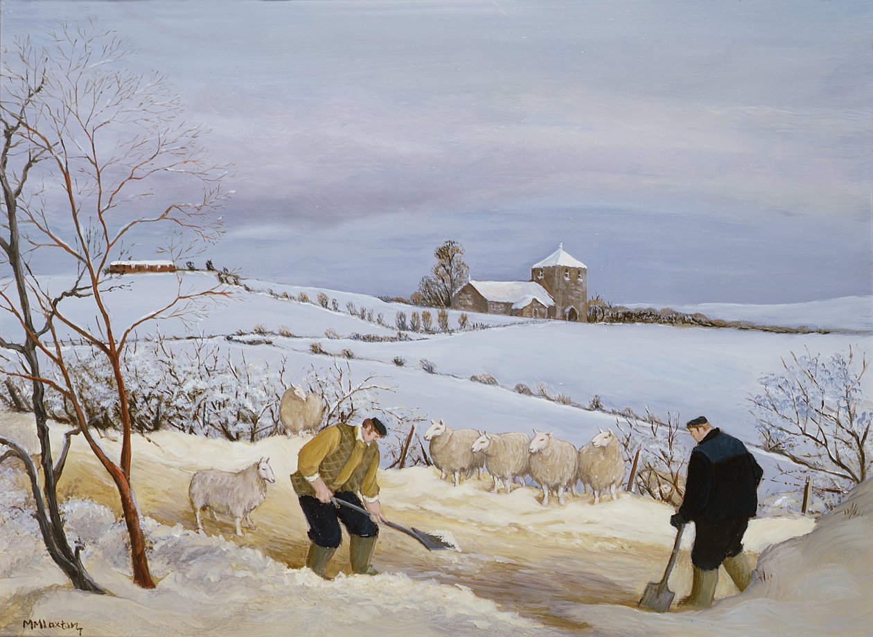 Schneeräumen von Margaret Loxton