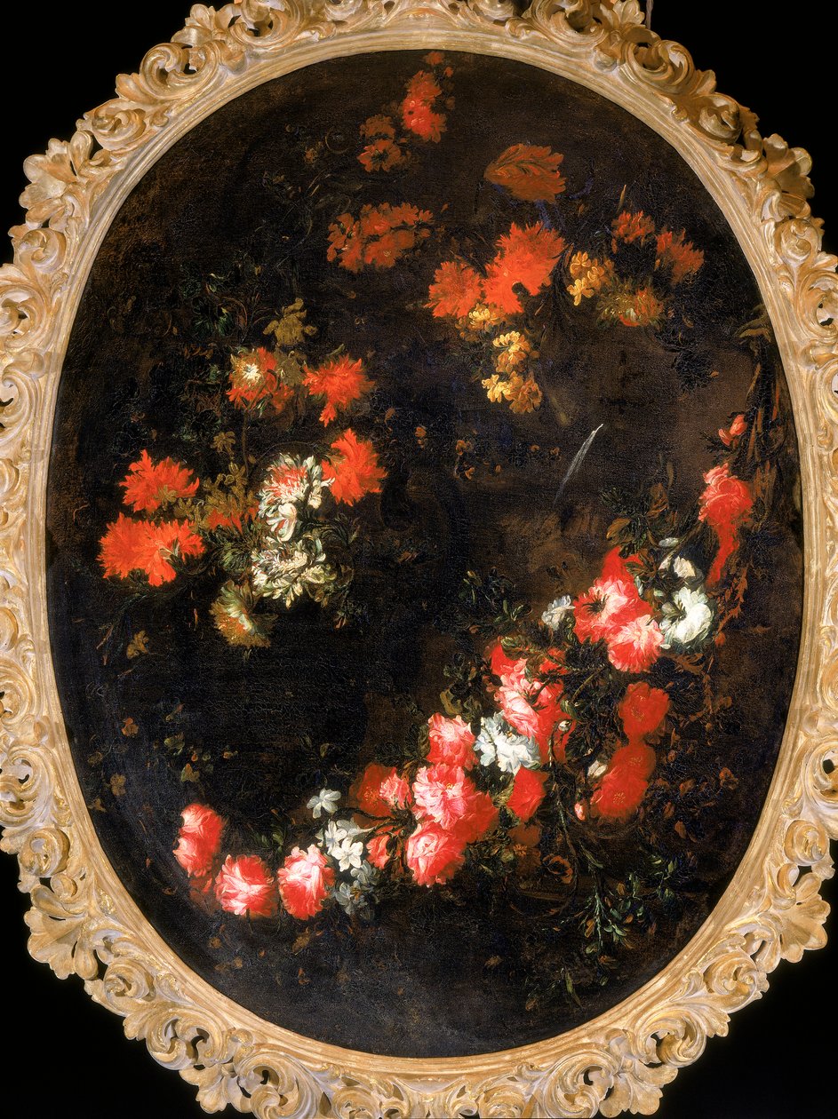 Blumenkranz auf dem Kopf von Margherita Caffi