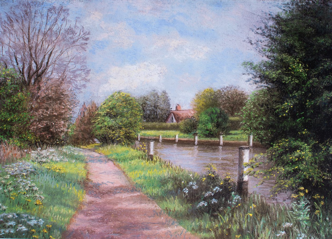 Eton Lock, Themse, 2001 von Margo Starkey