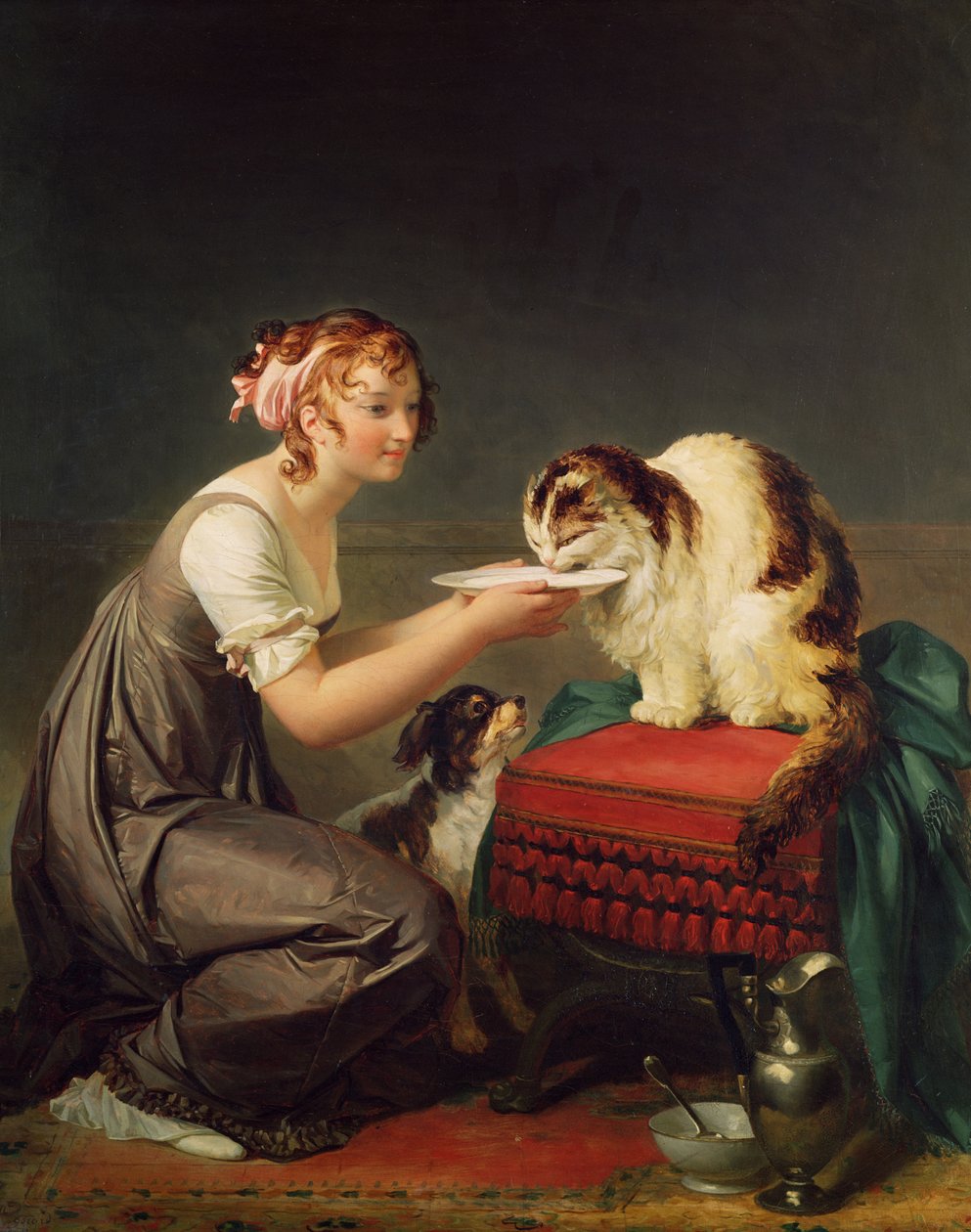 Das Mittagessen der Katze von Marguerite Gerard