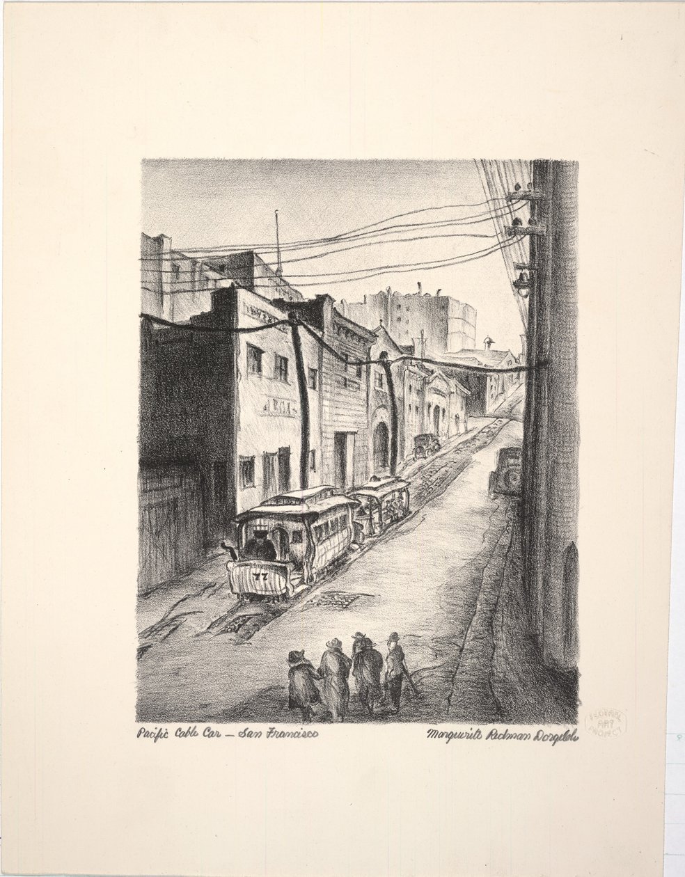Pacific-Kabelbahn--San Francisco von Marguerite Redman Dorgeloh