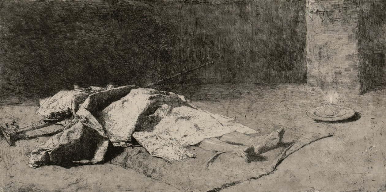 Toter Kabyle von Marià Fortuny