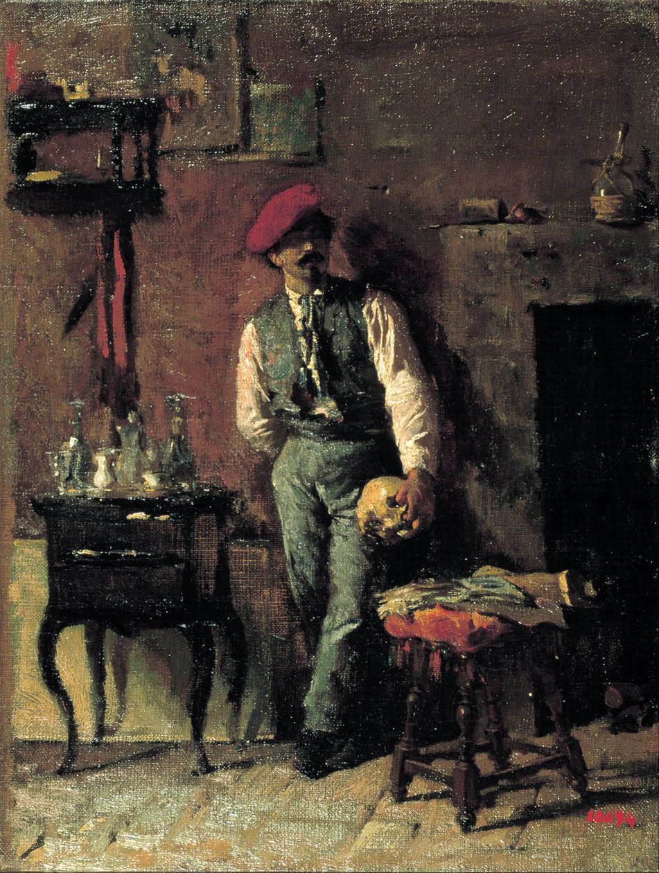 Porträt des Malers Joaquim Agrassot von Marià Fortuny