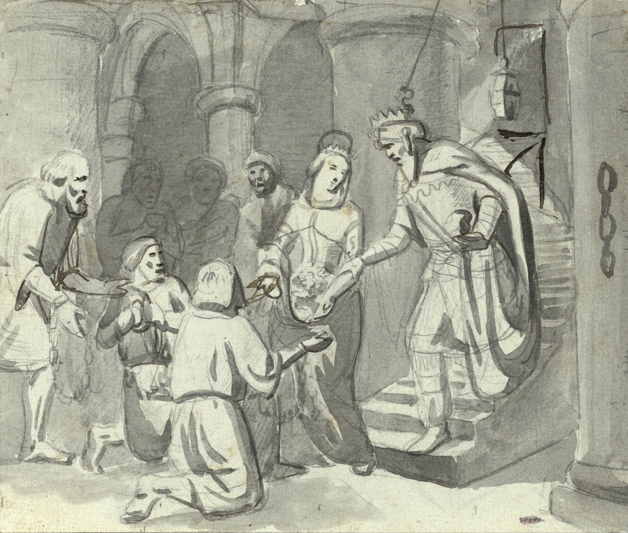 Das Blumenwunder der Heiligen Casilda von Marià Fortuny