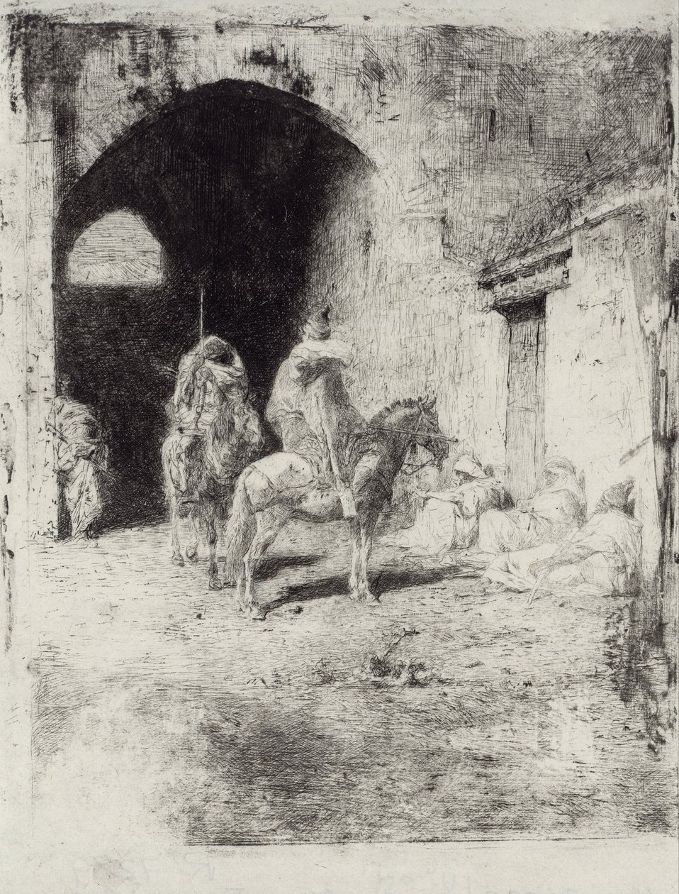 Kasbah-Wache in Tetouan von Marià Fortuny Marsal